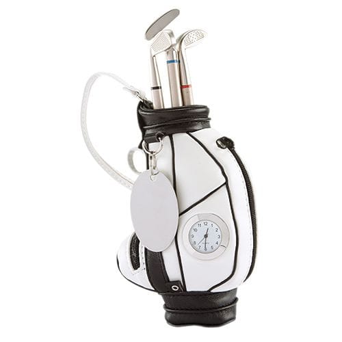 Reloj y Portaplumas Golf código GLF-01 de Artículos Promocionales One Marketing