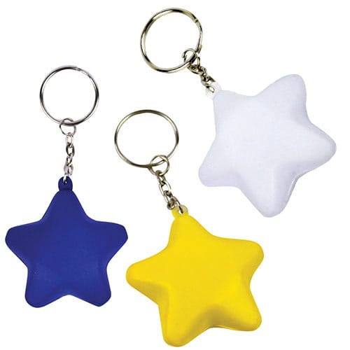 Llavero Antiestrés Star código LLA-12-15 de Artículos Promocionales One Marketing