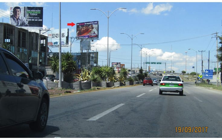 Espectacular HGO005O1 en Industrial La Plaza, Pachuca de One Marketing