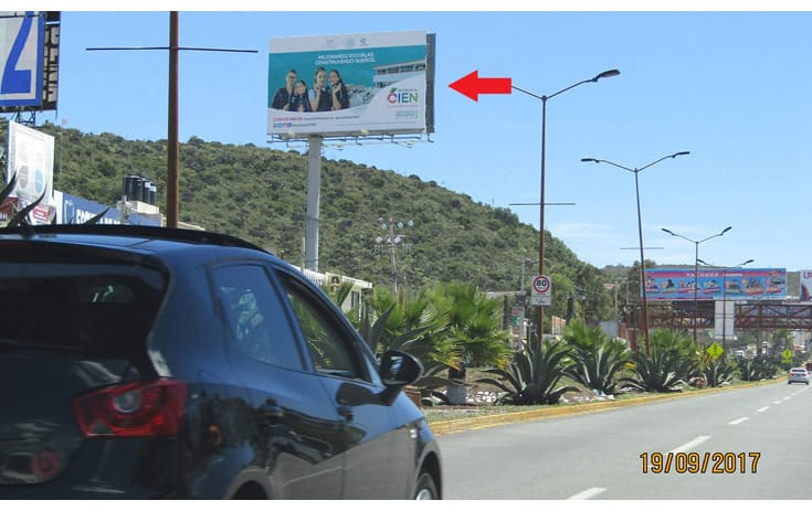 Espectacular HGO008P1 en Luis Donaldo Colosio #207 Hacia El Centro, Ampliación Santa Julia, Pachuca de One Marketing