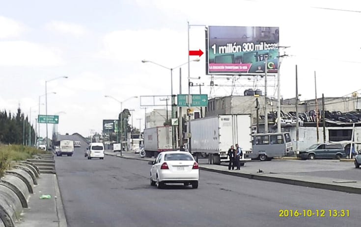 Espectacular MEX027S1 en Estado de México, Nezahualcóyotl de One Marketing