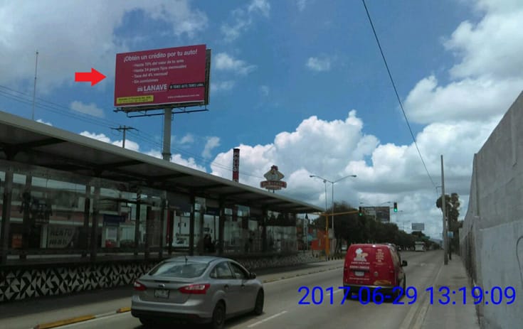 Espectacular MSPUE002O1 en Blvd. Club de Golf #7320, Tlaxcalcingo San Andrés, Puebla de One Marketing