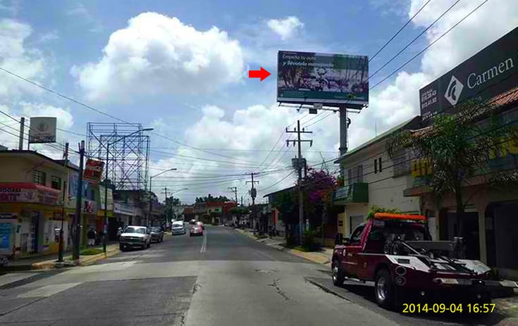 Espectacular VER025N1 en 20 de Noviembre #438, Modelo, Xalapa de One Marketing