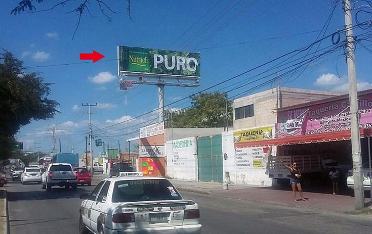 Espectacular YUC006O1 en Av. Jacinto Canek #327 Entre Calle 130 y Calle 132, El Porvenir, Mérida de One Marketing