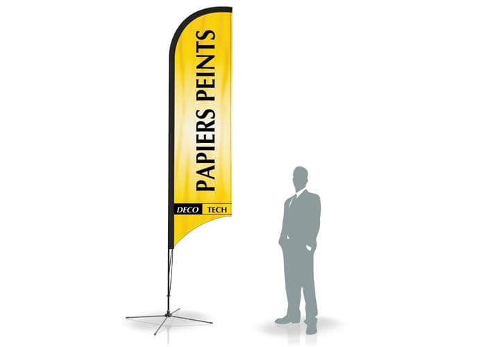 Bandera Publicitaria es uno de los sistemas de exhibición disponibles en One Marketing Expo Stands y Displays