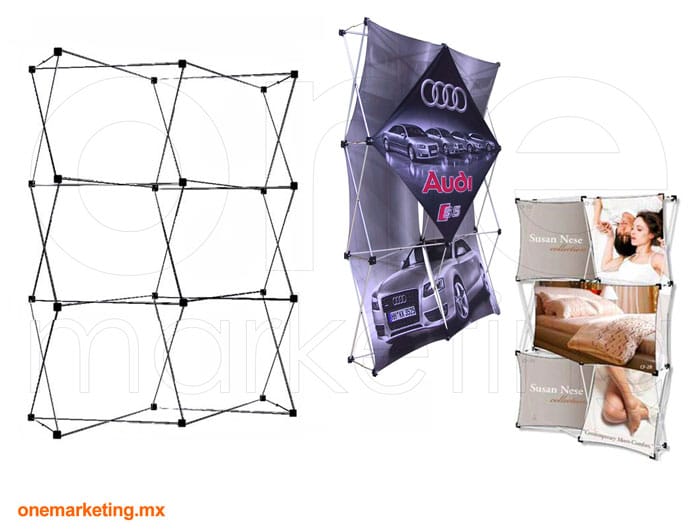 Display tipo Display Araña 2x3 OM-DP-41 de One Marketing Expo Stands y Displays