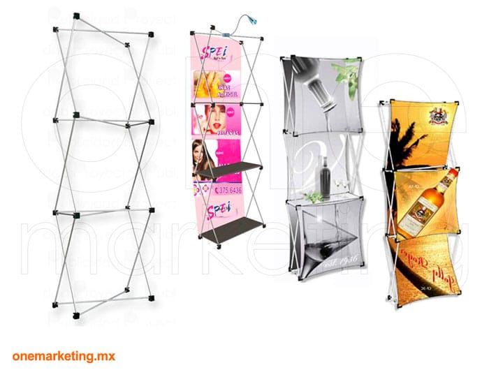 Display tipo Display Araña Torre  OM-DP-40 de One Marketing Expo Stands y Displays